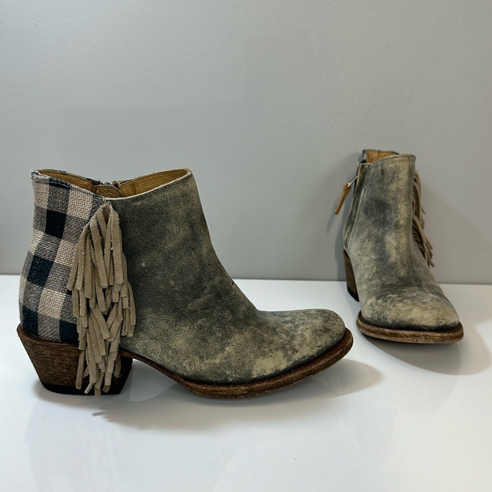 Marcie Bean Anderson Bean Ankle Boots Size 6.5 Cottagecore Country Prairie